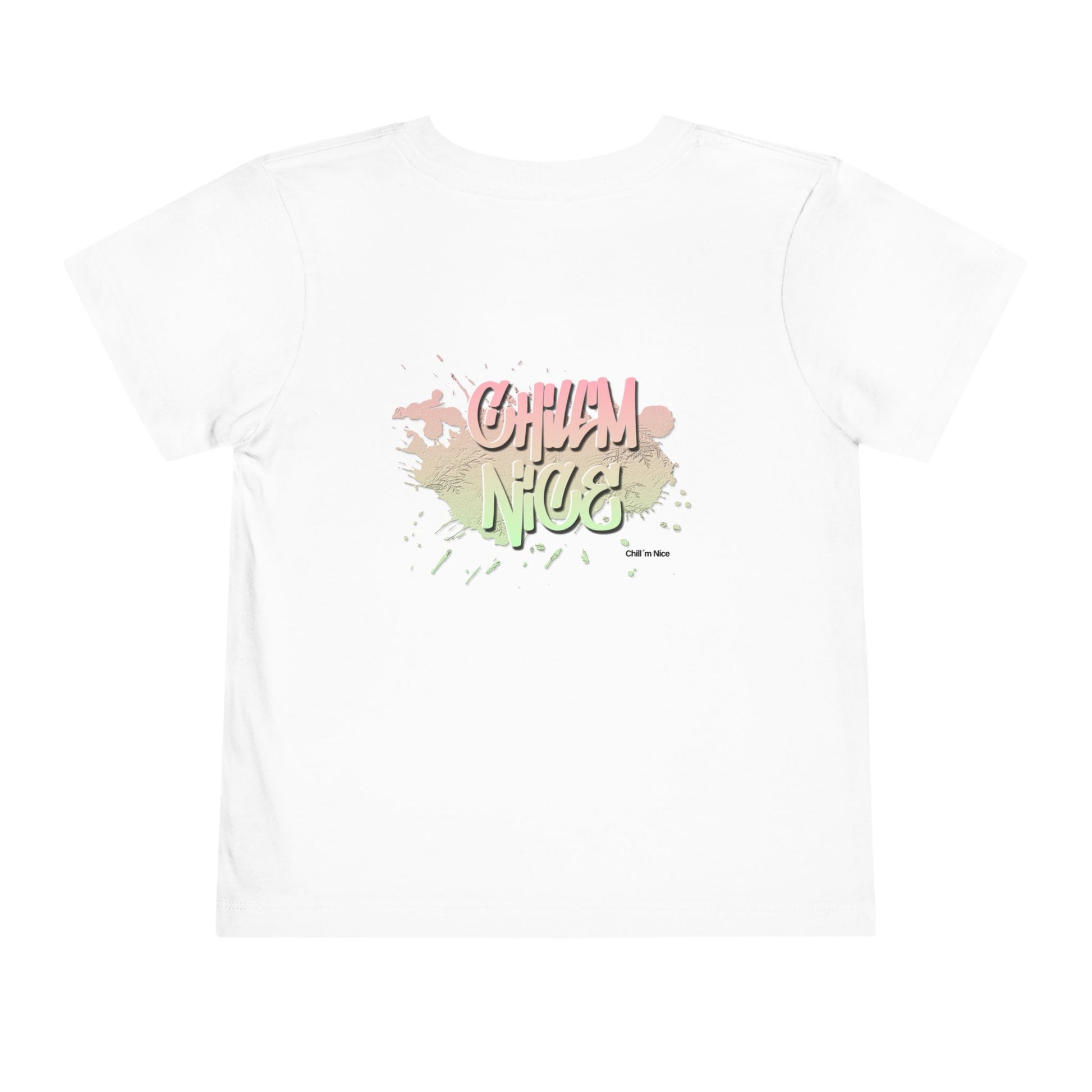 Soft Style, Big Smiles Chill'm nice – Pink & Green Toddler Tee