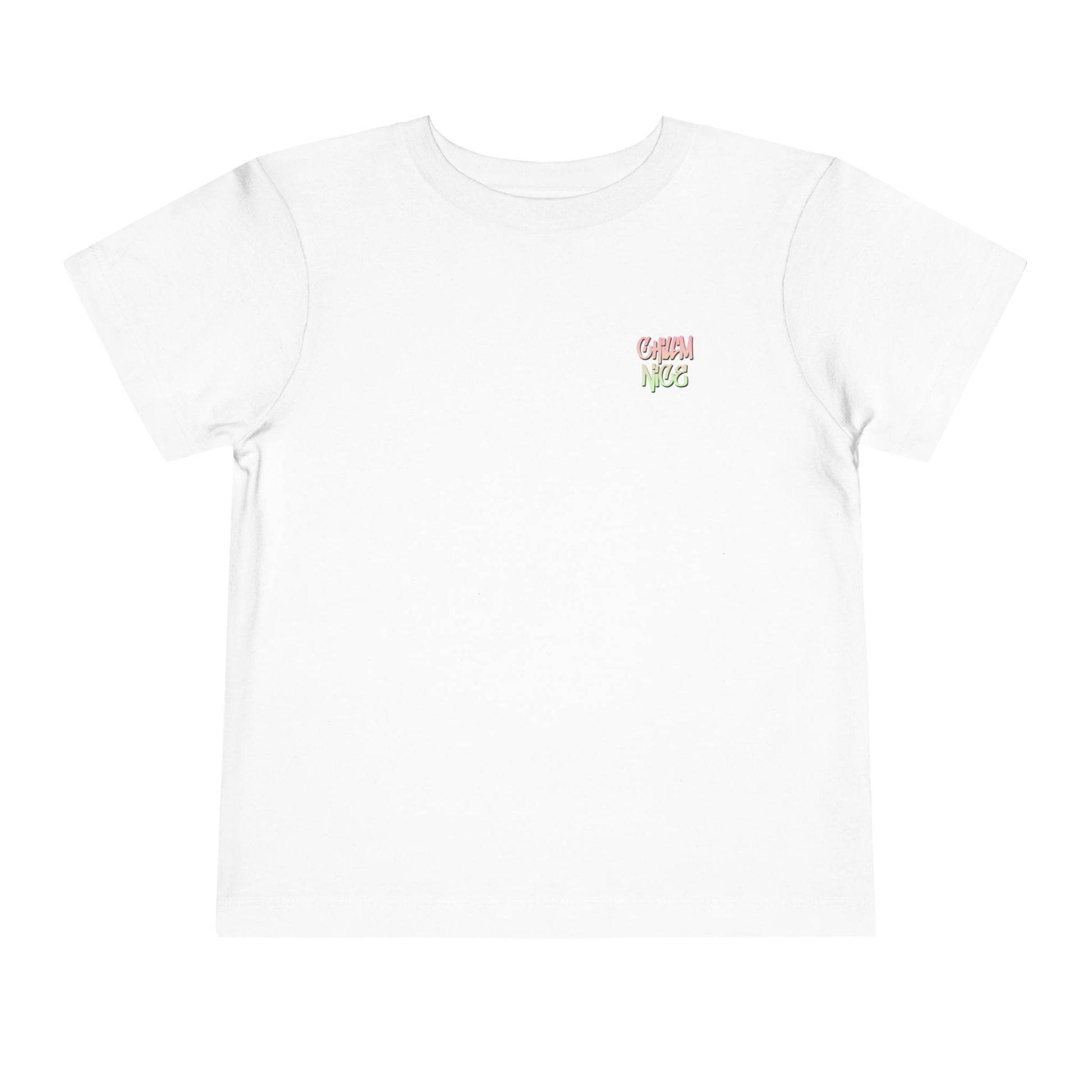 Soft Style, Big Smiles Chill'm nice – Pink & Green Toddler Tee