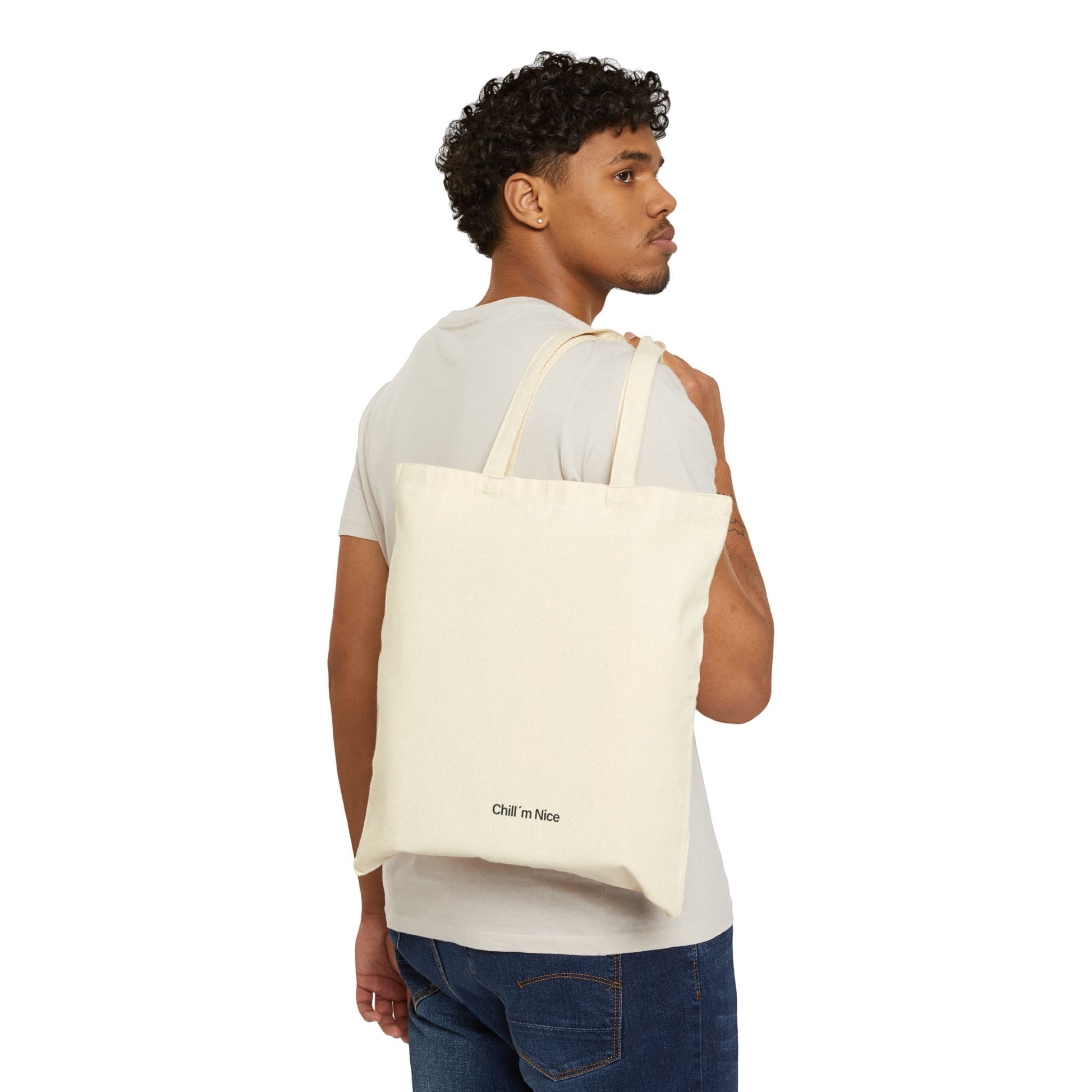 Chill’m Nice Cotton Canvas Tote – Everyday RYG Vibes Edition