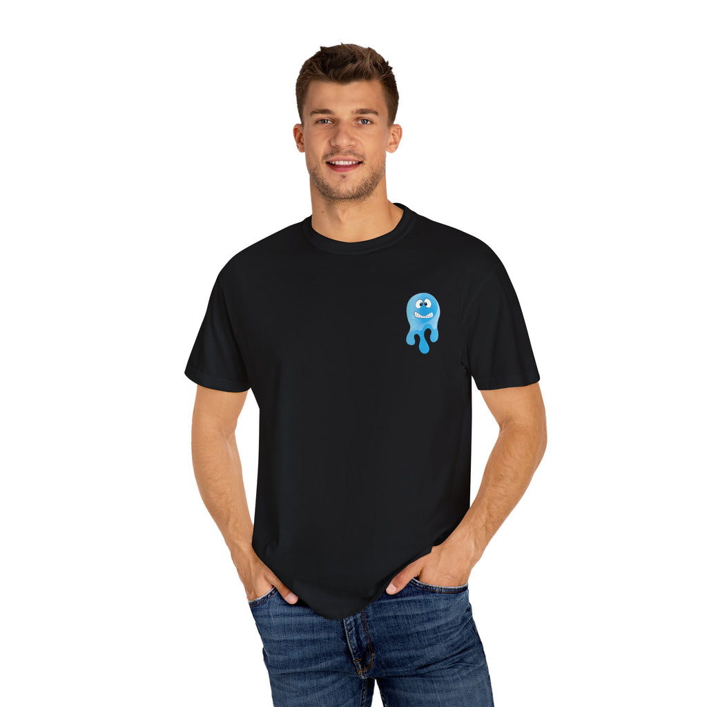 Feel the Glow – Chill’m Nice Yellow & Blue Tee